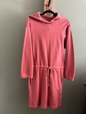 Velvet by Graham & Spencer / Casual Hoodie Drawstring Sweatshirt Dress